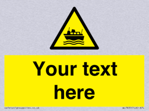 Custom warning ferries crossing vessels